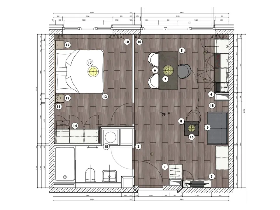 2 Zimmer Wohnung mit 47 m² in Hamburg – Bild 9