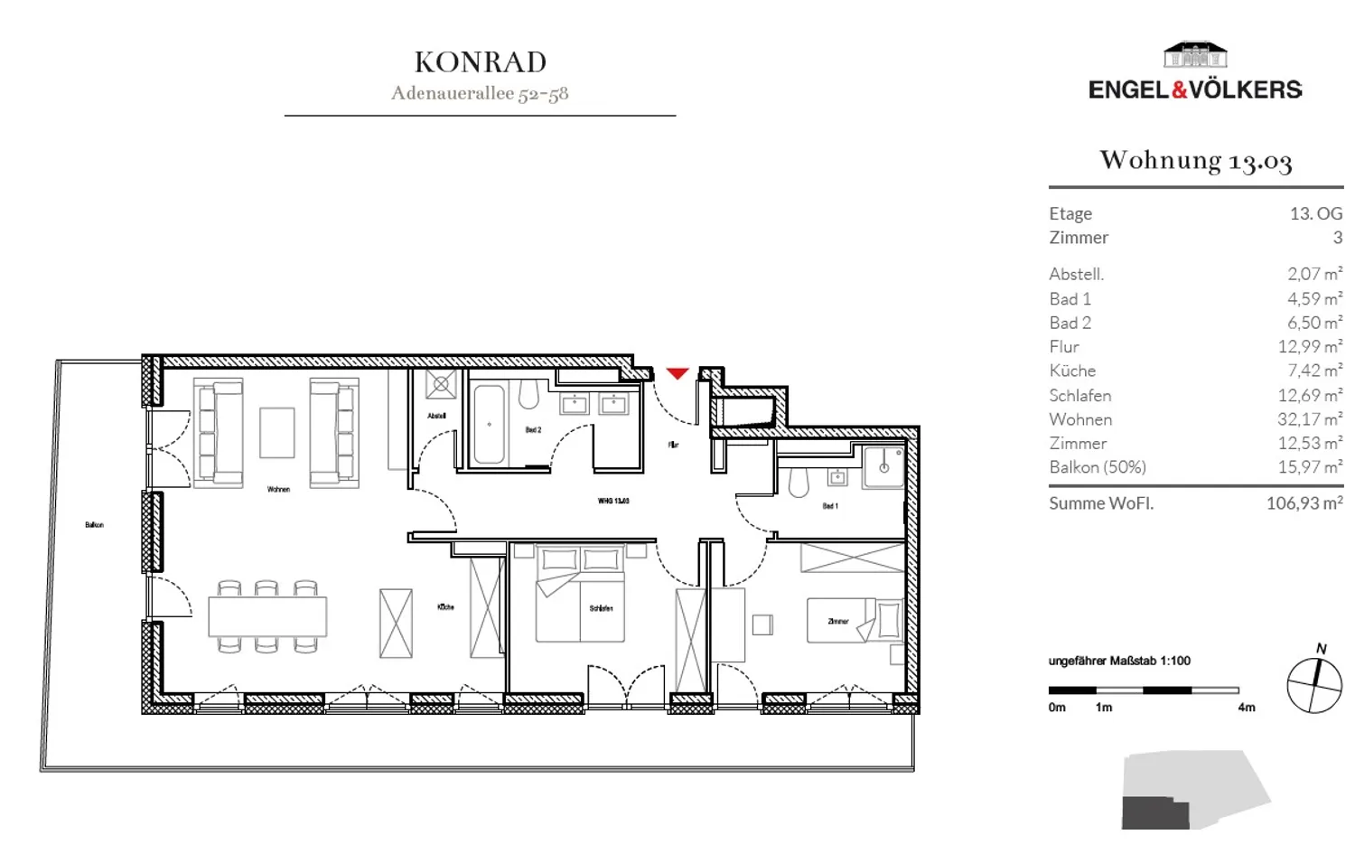 3 Zimmer Wohnung mit 116 m² in Hamburg – Bild 8