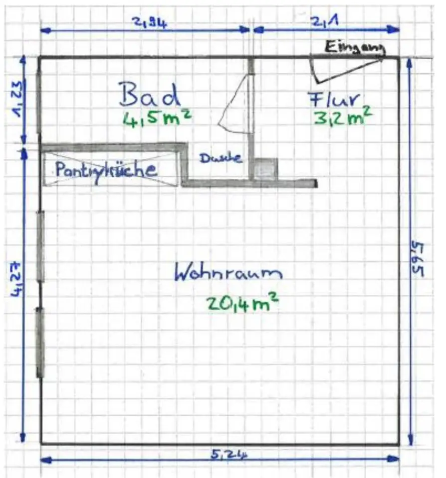 Studio mit 28 m² in Kaiserslautern – Bild 8