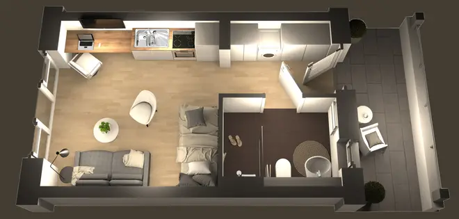 1 Zimmer Wohnung mit 24 m² in Oldenburg – Bild 7