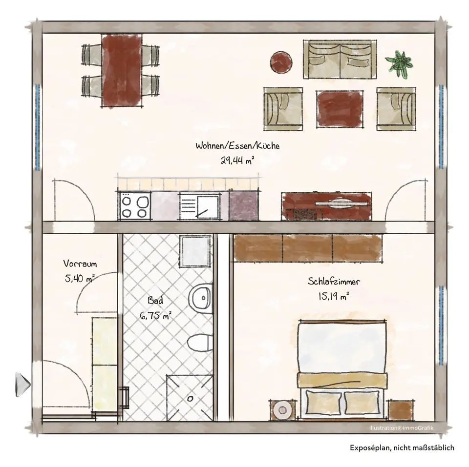 2 Zimmer Wohnung mit 57 m² in Berchtesgaden – Bild 4