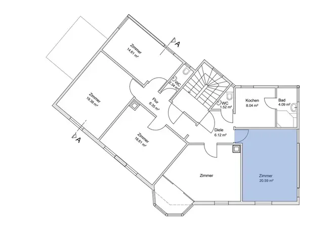 WG-Zimmer mit 19 m² in Stuttgart – Bild 3