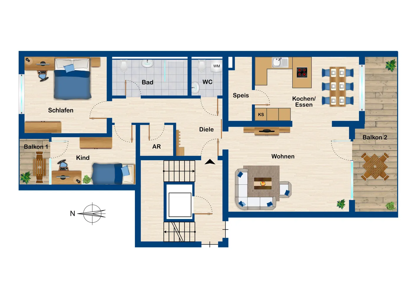 3 Zimmer Wohnung mit 106 m² in Kempten (Allgäu) – Bild 11