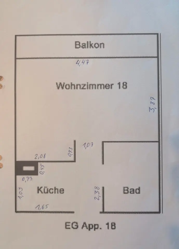 Studio mit 29 m² in Tönisvorst – Bild 10