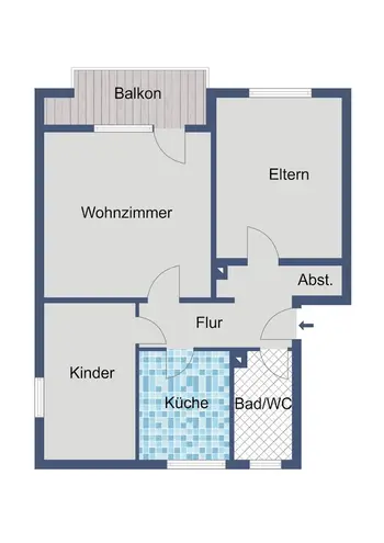 3 Zimmer Wohnung mit 70 m² in Kassel – Bild 4