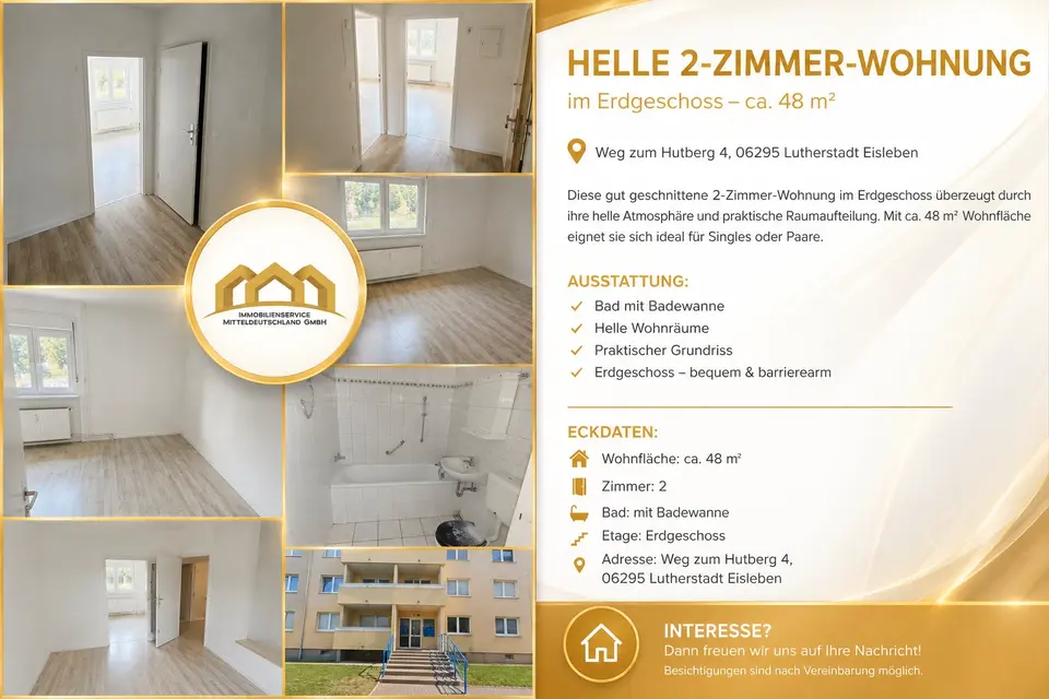2 Zimmer Wohnung mit 483 m² in Sangerhausen – Bild 10