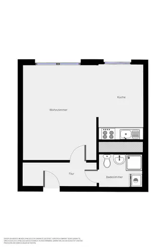 1 Zimmer Wohnung mit 33 m² in Leipzig – Bild 11