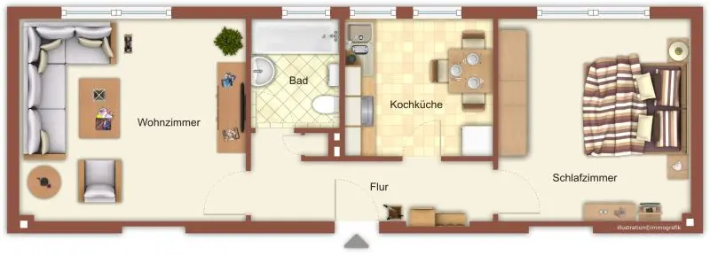 Studio mit 18 m² in Mönchengladbach – Bild 9