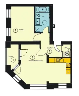 2 Zimmer Wohnung mit 59 m² in Chemnitz – Bild 5