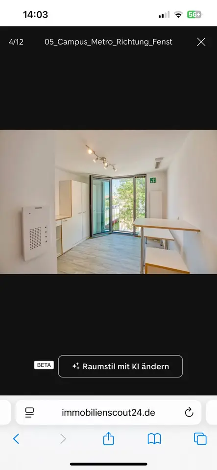 Studio mit 23 m² in Landshut – Bild 2