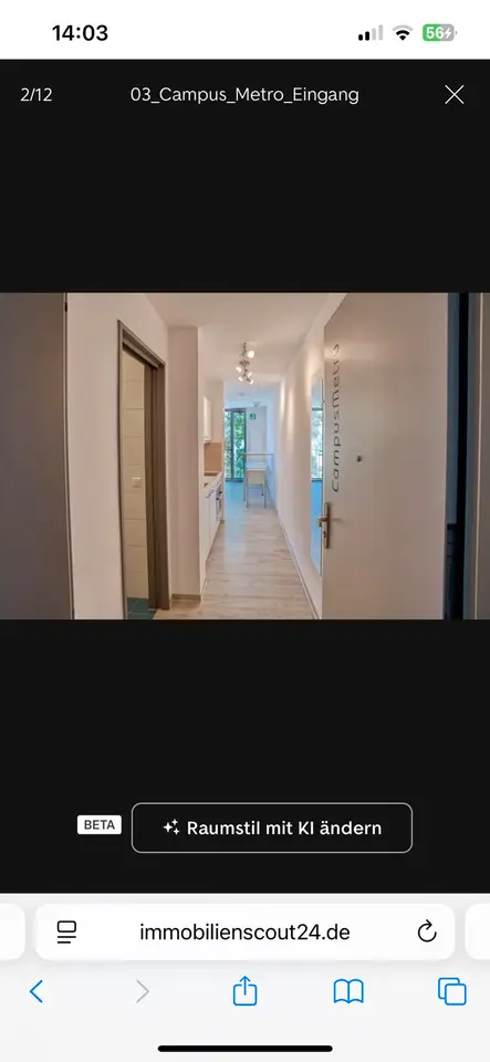 Studio mit 23 m² in Landshut – Bild 4