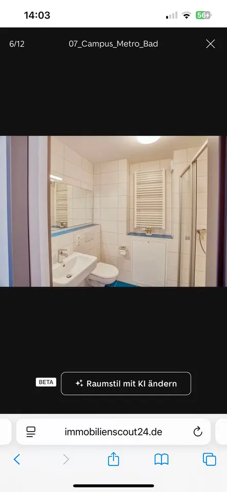 Studio mit 23 m² in Landshut – Bild 5