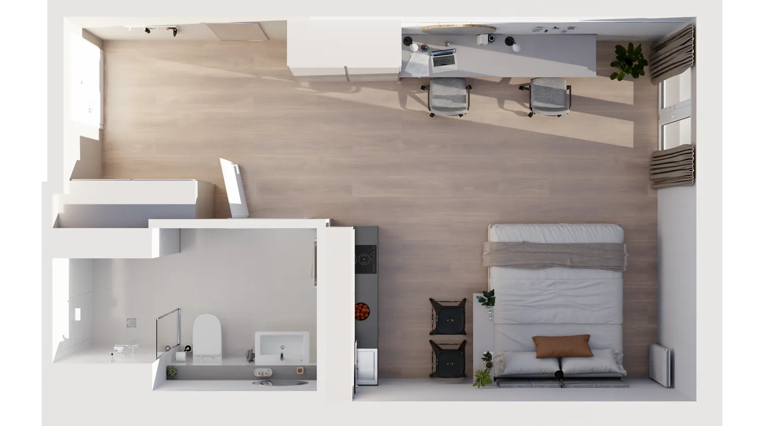 1 Zimmer Wohnung mit 27 m² in Hamburg – Bild 7