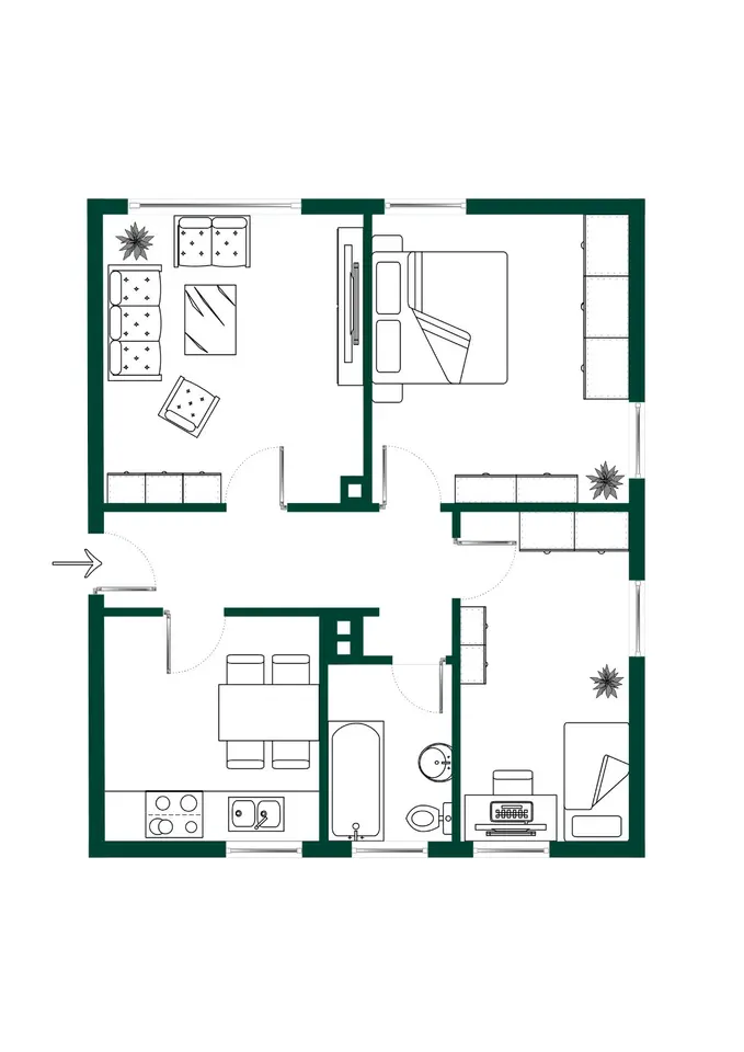 3 Zimmer Wohnung mit 65 m² in Gera – Bild 5