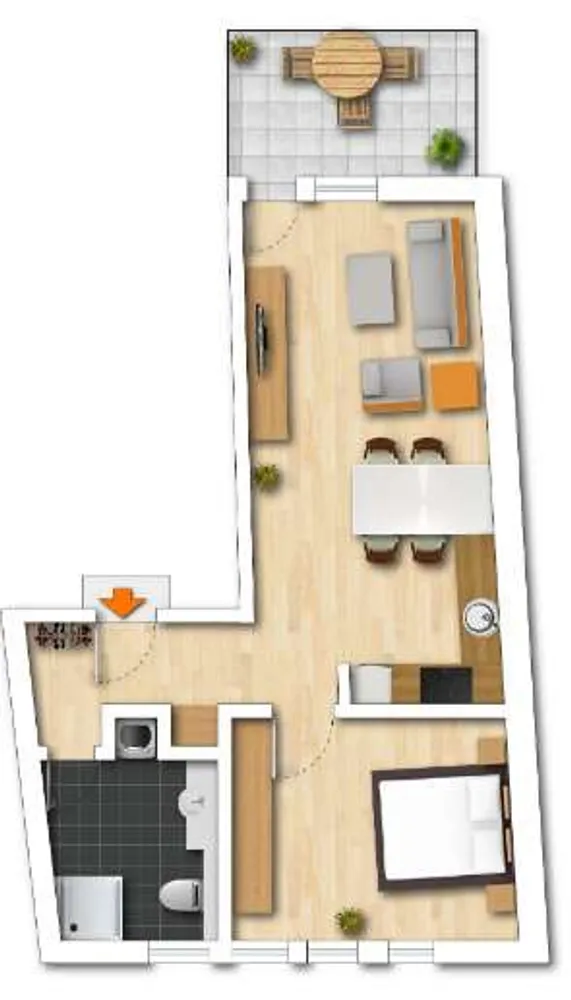 2 Zimmer Wohnung mit 58 m² in Fulda – Bild 9
