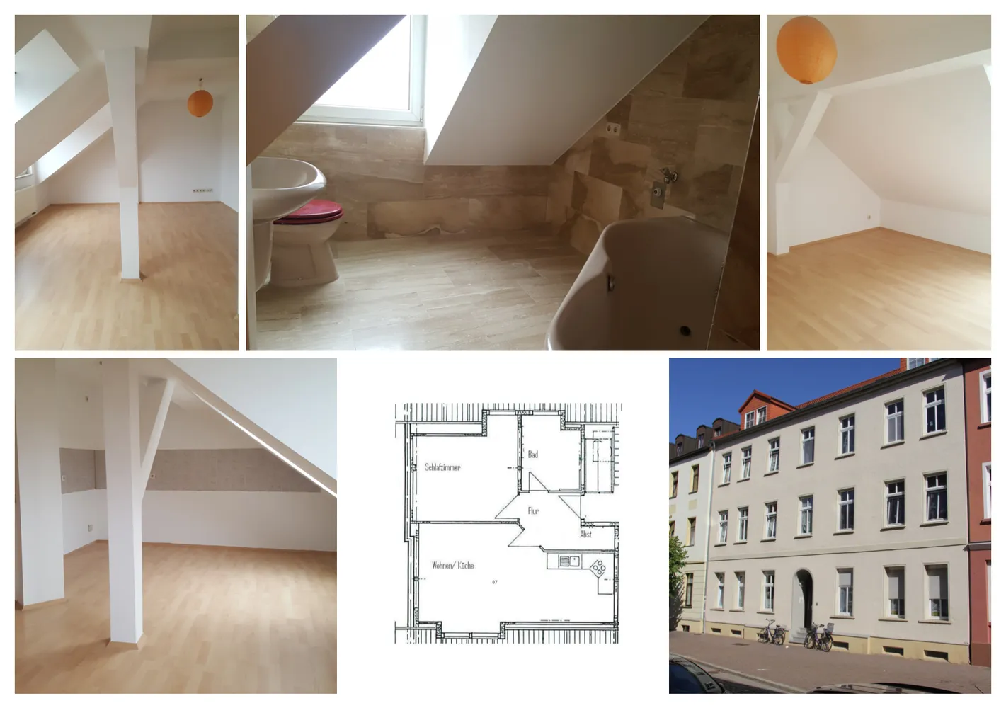 2 Zimmer Wohnung mit 46 m² in Dessau-Roßlau – Bild 1