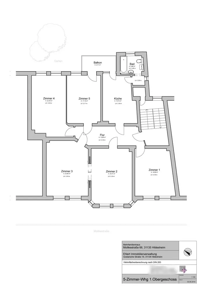 5 Zimmer Wohnung mit 138 m² in Hildesheim – Bild 5
