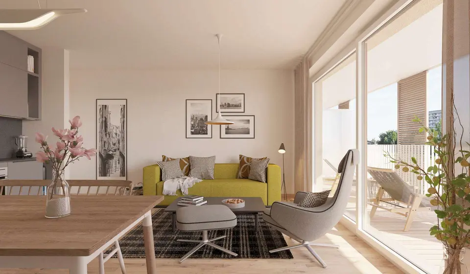 2 Zimmer Wohnung mit 62 m² in Leipzig – Bild 1