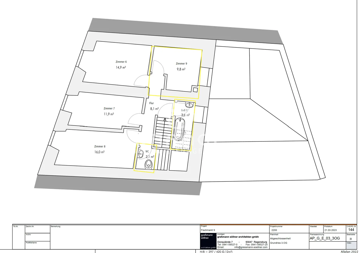 1 Zimmer Wohnung mit 10 m² in Regensburg – Bild 4