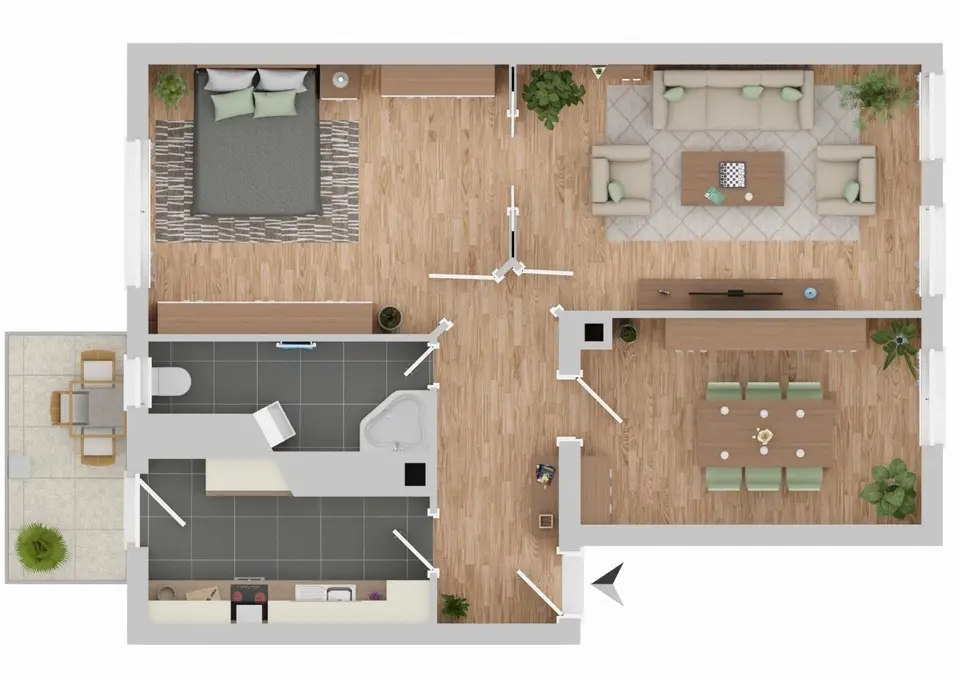WG-Zimmer mit 80 m² in Ludwigshafen – Bild 10