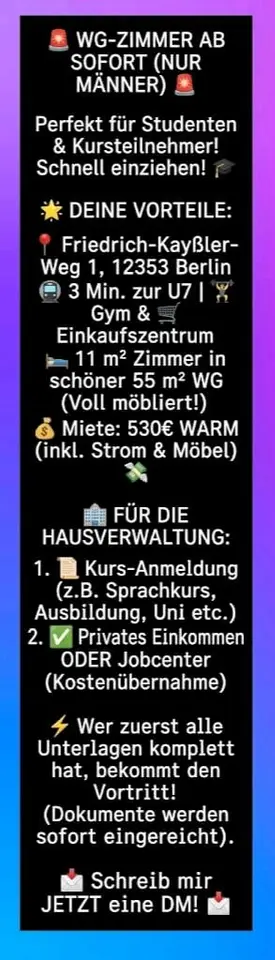 Studio mit 14 m² in Berlin – Bild 5