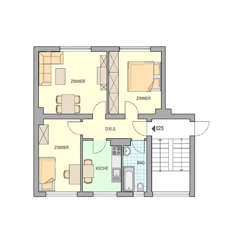 3 Zimmer Wohnung mit 64 m² in Herne – Bild 10