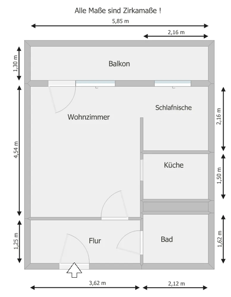 1 Zimmer Wohnung mit 34 m² in Gera – Bild 5