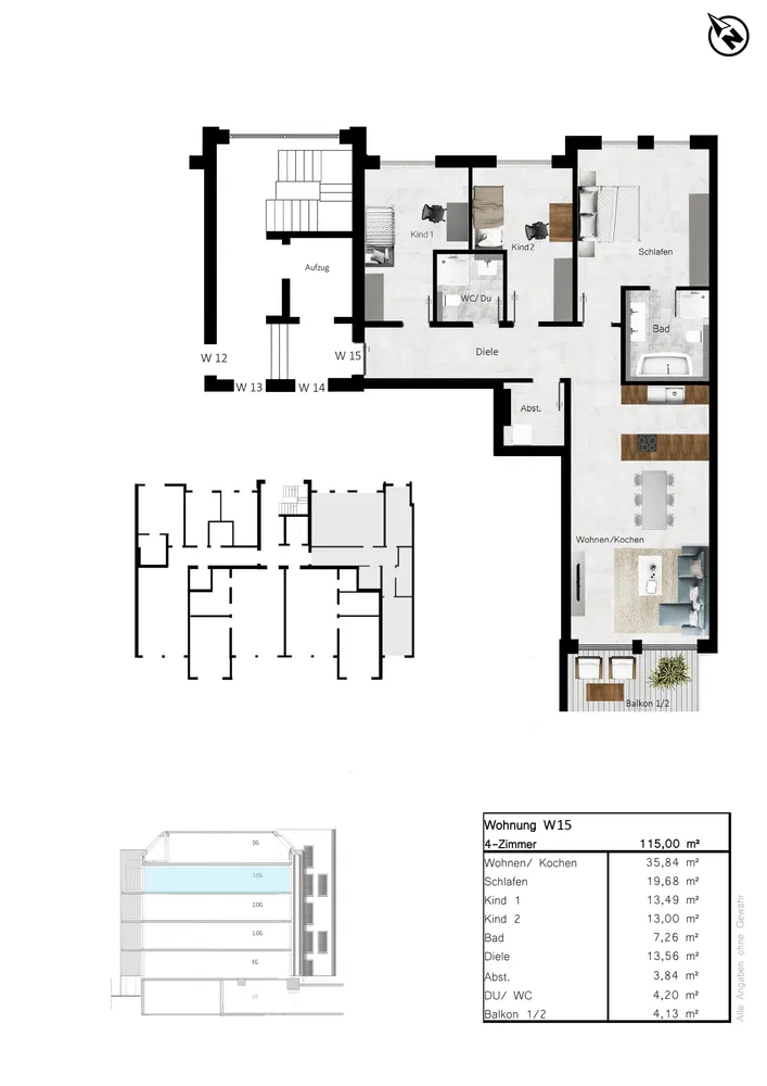 4 Zimmer Wohnung mit 115 m² in Wuppertal – Bild 12