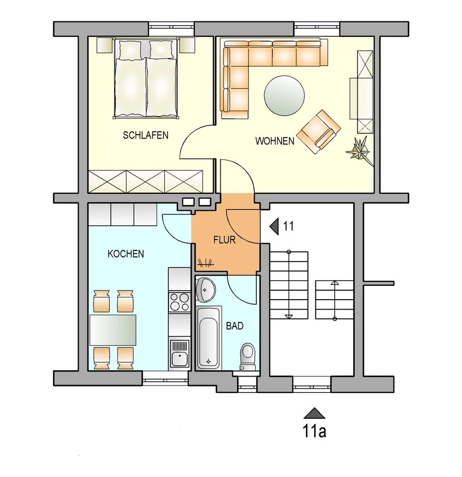 2 Zimmer Wohnung mit 48 m² in Remscheid – Bild 7