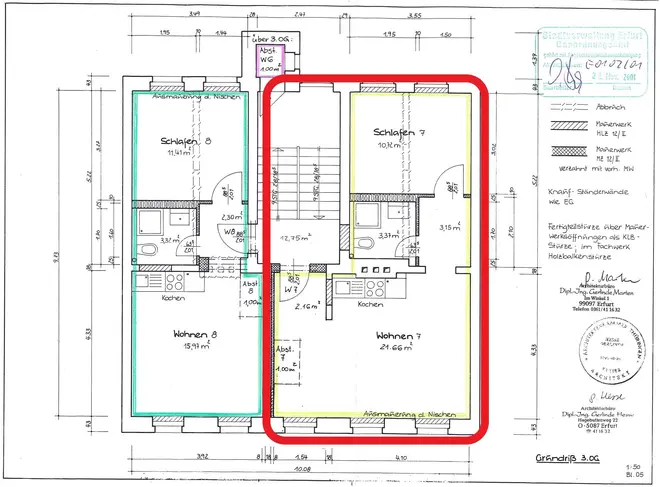 2 Zimmer Wohnung mit 40 m² in Erfurt – Bild 12