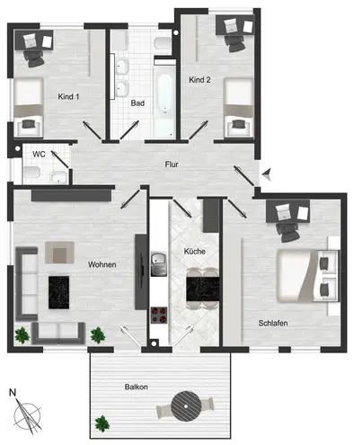 4 Zimmer Wohnung mit 106 m² in Dresden – Bild 11