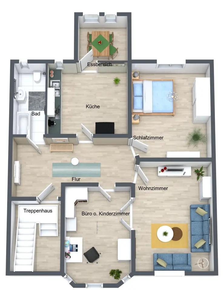 3 Zimmer Wohnung mit 85 m² in Nordhausen – Bild 5
