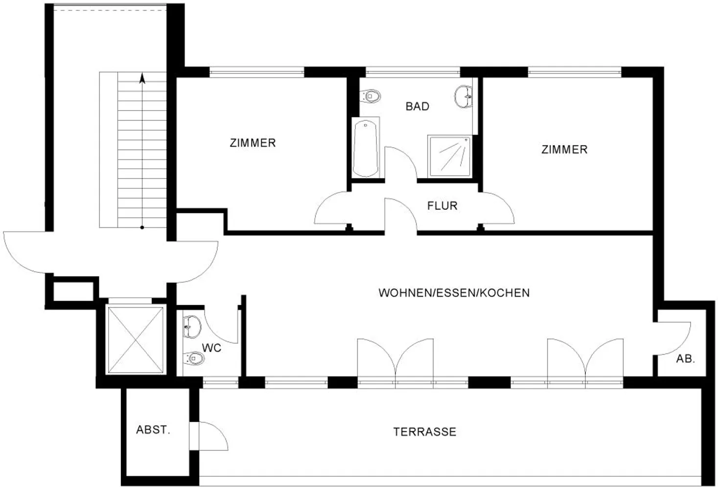 3 Zimmer Wohnung mit 108 m² in Bochum – Bild 3