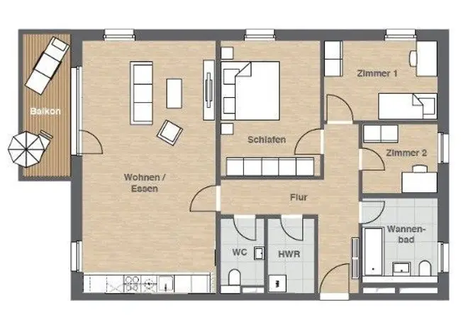 4 Zimmer Wohnung mit 104 m² in Hamburg – Bild 6