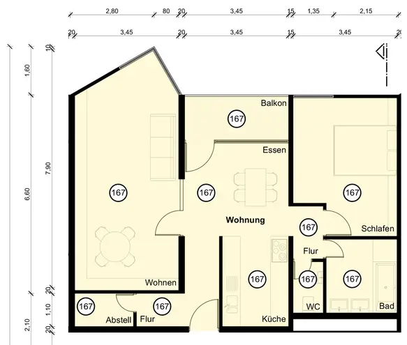 2 Zimmer Wohnung mit 77 m² in Heidelberg – Bild 10