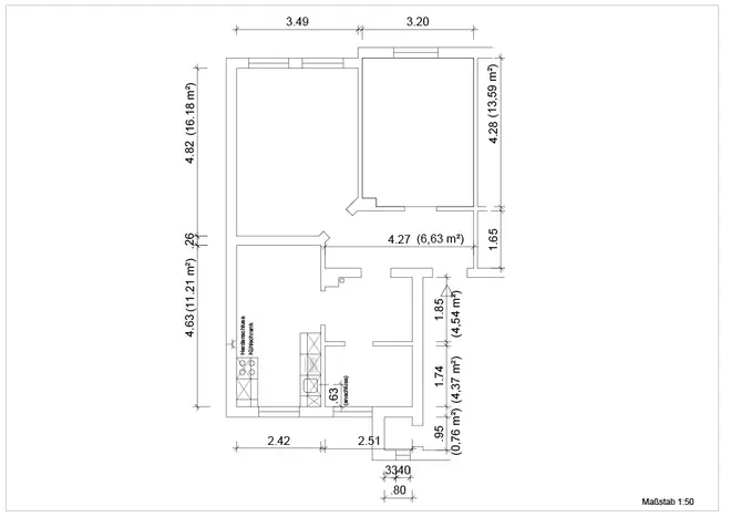 2 Zimmer Wohnung mit 57 m² in Braunschweig – Bild 12