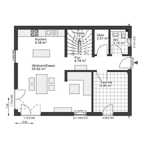 5 Zimmer Haus mit 118 m² in Hamburg – Bild 2