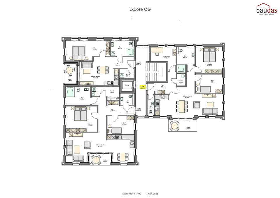 3 Zimmer Wohnung mit 115 m² in Borken – Bild 7