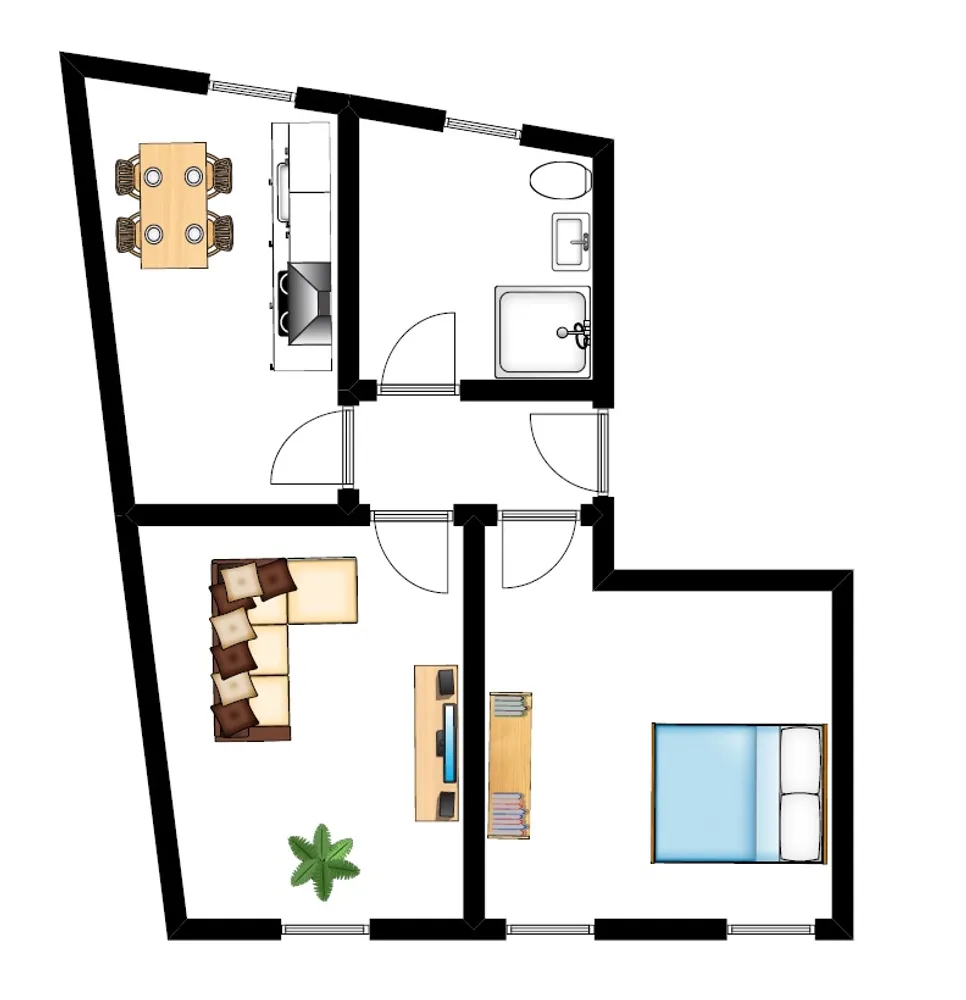 2 Zimmer Wohnung mit 55 m² in Baden-Baden – Bild 6