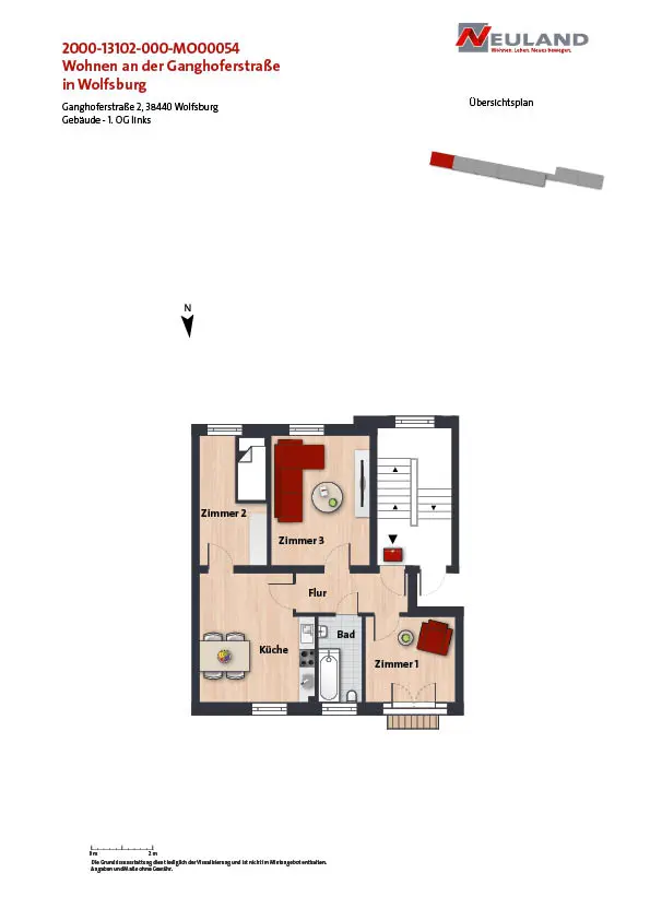 Studio mit 17 m² in Wolfsburg – Bild 6