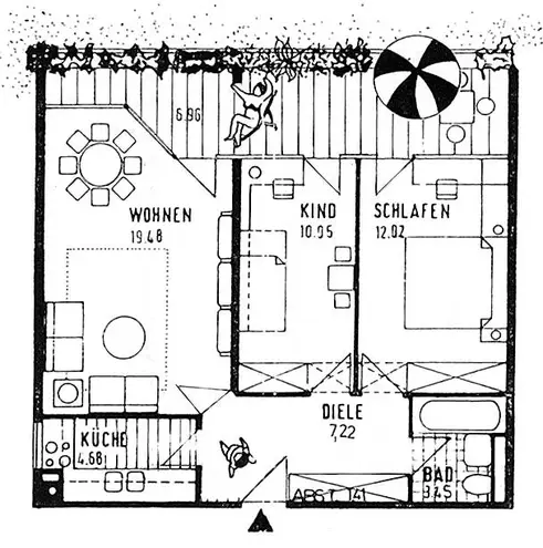 3 Zimmer Wohnung mit 65 m² in München – Bild 2