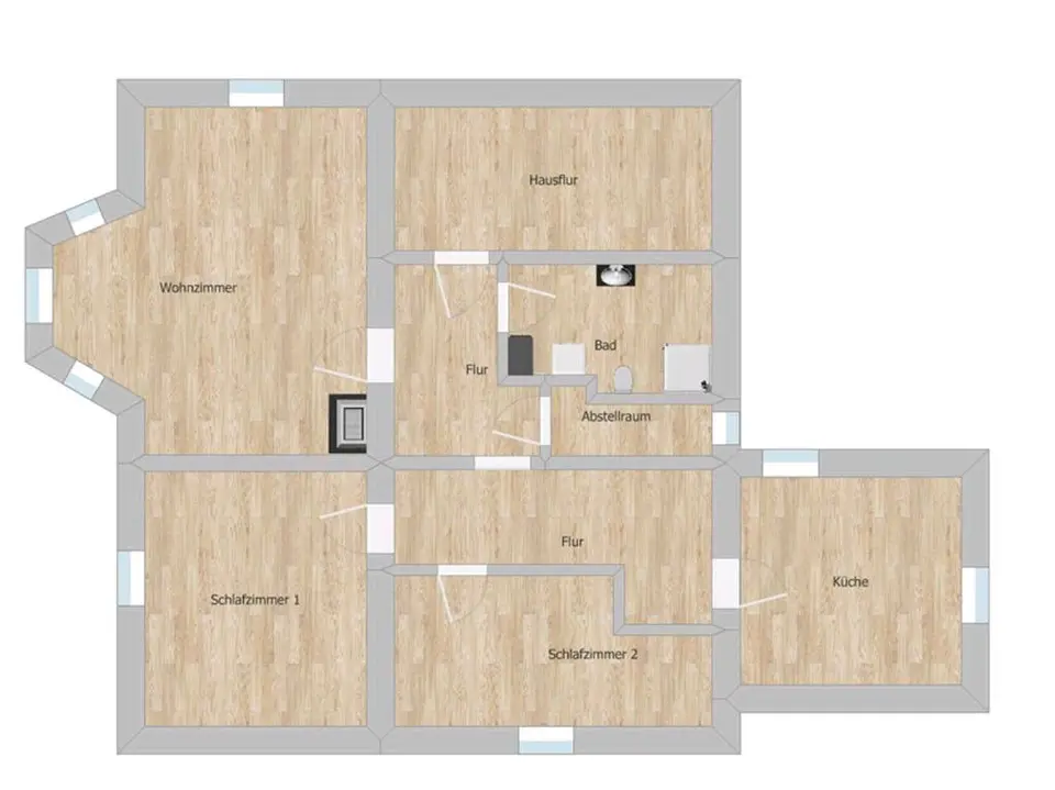 3 Zimmer Wohnung mit 106 m² in Löbau – Bild 10