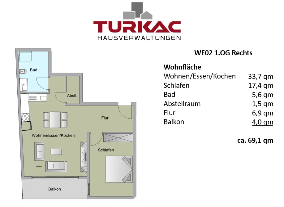 3 Zimmer Wohnung mit 81 m² in Oberursel – Bild 10