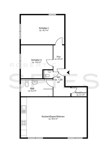 3 Zimmer Wohnung mit 98 m² in Bremen – Bild 6