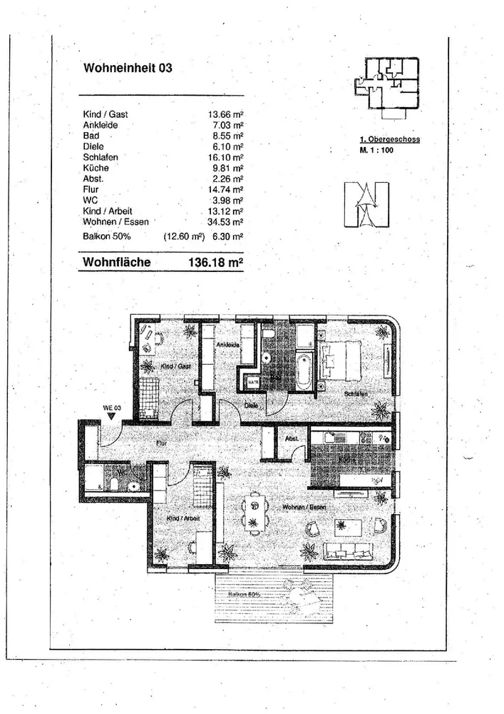 4 Zimmer Wohnung mit 136 m² in Mönchengladbach – Bild 9