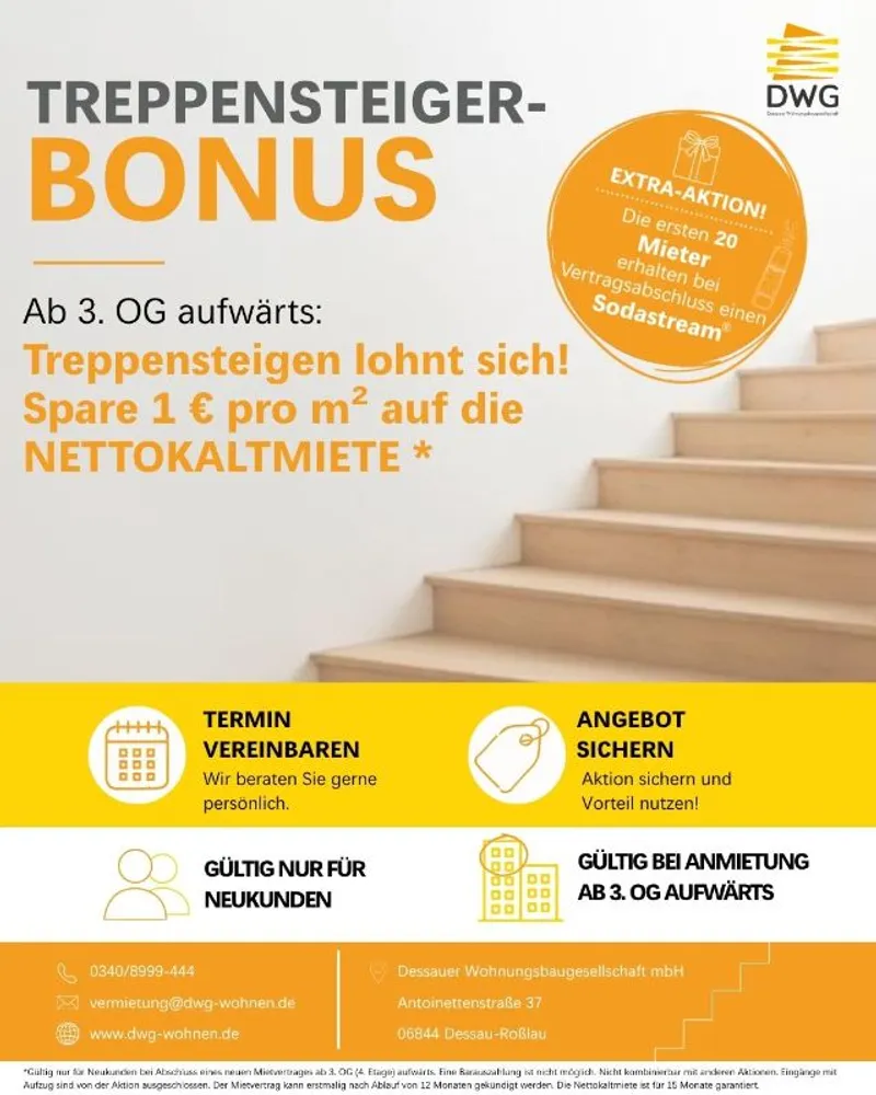 3 Zimmer Wohnung mit 72 m² in Dessau-Roßlau – Bild 12
