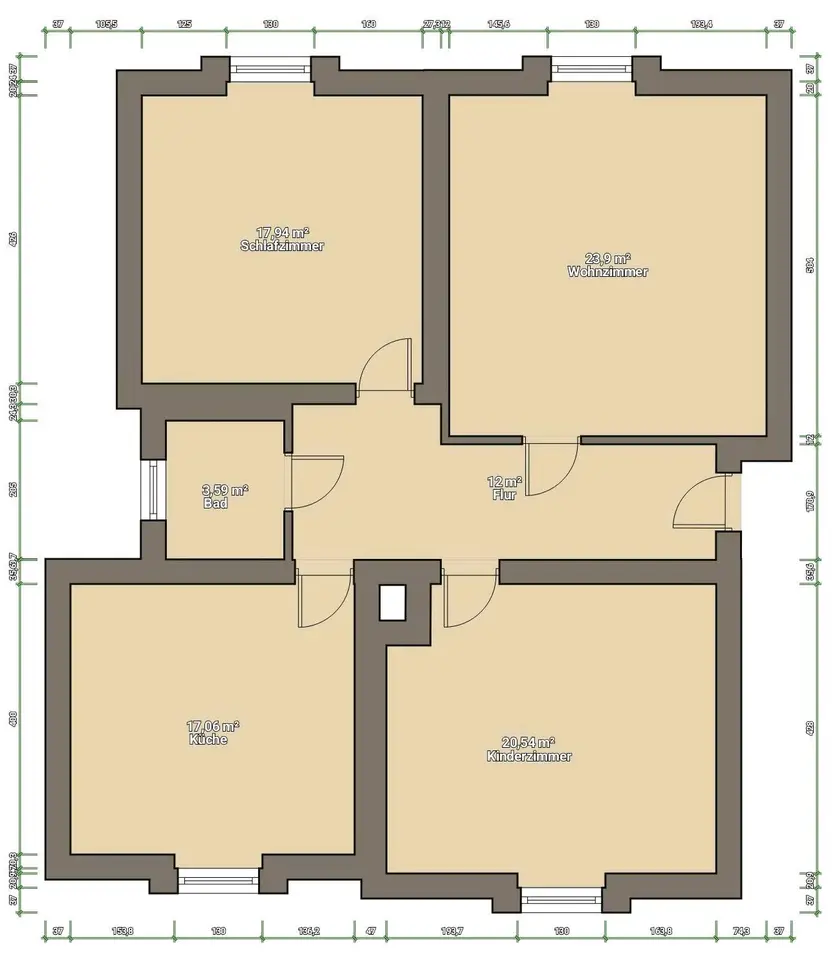 3 Zimmer Wohnung mit 91 m² in Aschersleben – Bild 5