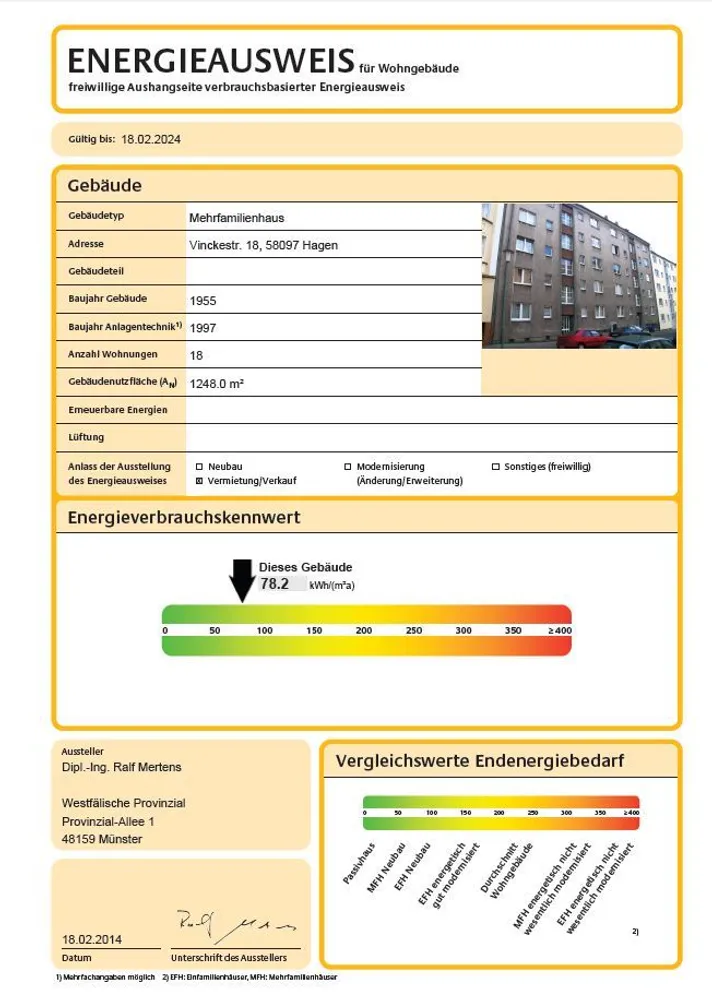 3 Zimmer Wohnung mit 50 m² in Hagen – Bild 12