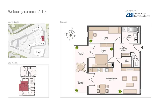 3 Zimmer Wohnung mit 80 m² in Dresden – Bild 3