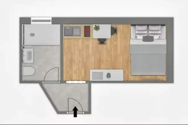 1 Zimmer Wohnung mit 20 m² in Ludwigshafen am Rhein – Bild 8